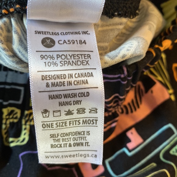Sweetleg leggings-Cassette tape print - Picture 5 of 5